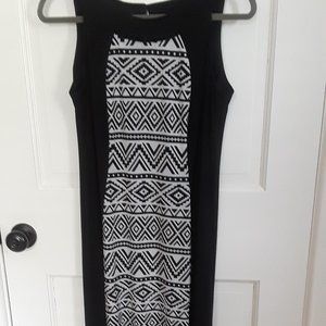 Maxi dress Black and White